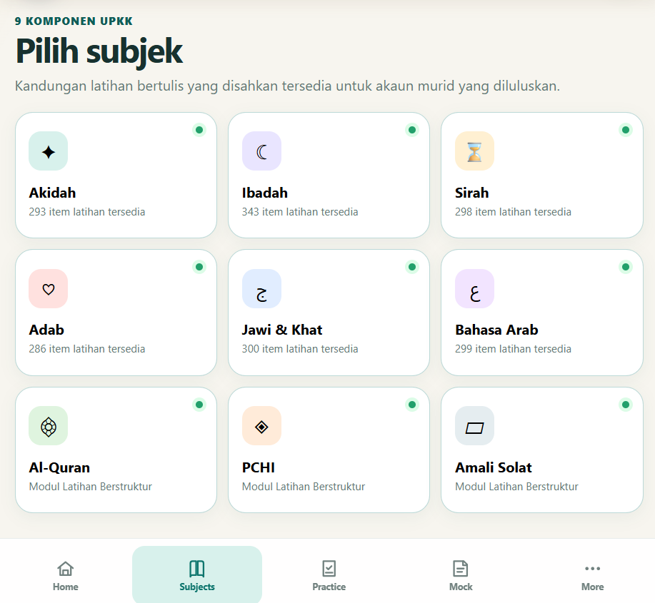 9 komponen UPKK 9A